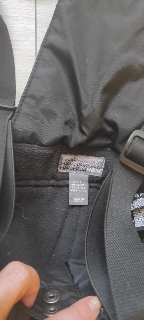 Lyžiarske nohavice, h&m,110