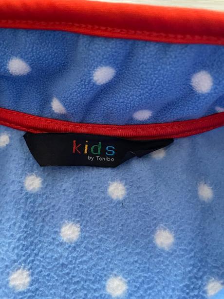 Modrá bodkovana mikina vel. 146/152, c&a,146