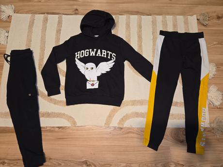 Tepláky 2ks + mikina herry potter, c&a,134