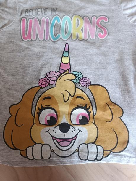 Bavlnené tričko labková patrola, nickelodeon,104