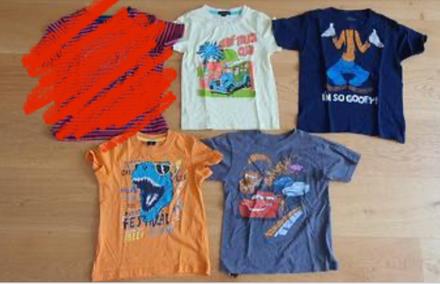 Detske letne tricka 4 kusov, 110