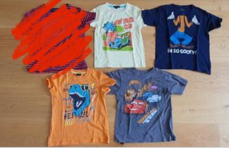 Detske letne tricka 4 kusov, 110