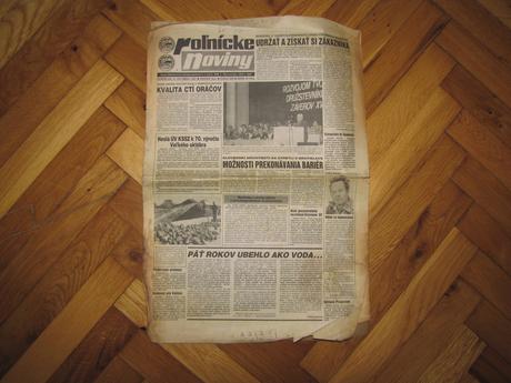 Retro noviny z 12.10.1987,