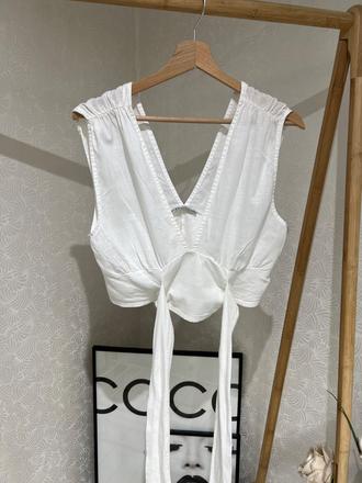 Top zara lanovy, zara,m