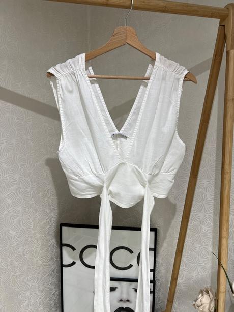 Top zara lanovy, zara,m