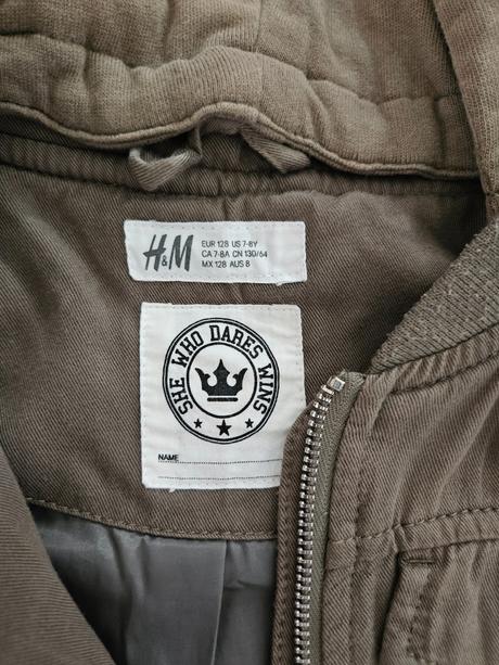 Jesenná parka, h&m,128