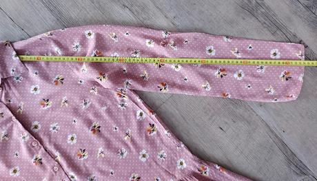Ružové košeľové šaty, bonprix,38