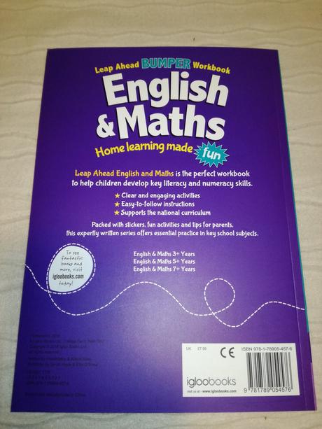 English & maths bumper workbook 9+ nsu19, 
