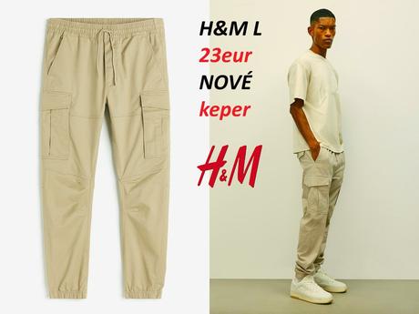 Cargo nohavice hm (kapsáče), h&m,34 / l