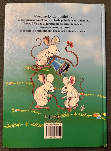 Kniha - rozprávky do postieľky, 
