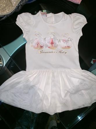 Blumarine baby anjelikove dievčenské šaty vel.18 m, 98