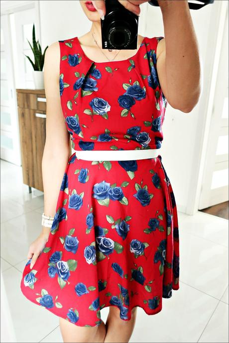 Letné kvetinové šaty, m