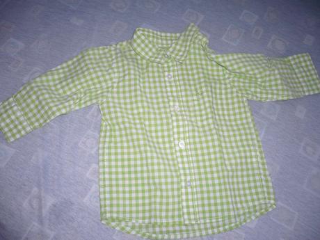Kockovana kosielka zn.h&m, velkost 74 6-9 mesiacov, h&m,74