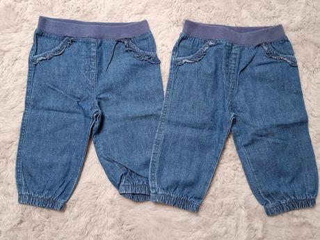 Tenke riflove nohavice, f&f,74