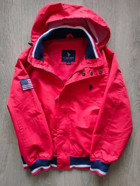 Nová detská prechodná vetrovka ralph lauren, 10 r., ralph lauren,140