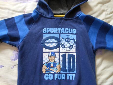 Nenosená mikinka lazy town so sportacusom 98/104, lazy town,98