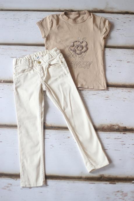 Setík nohavice + tričko, h&m,110