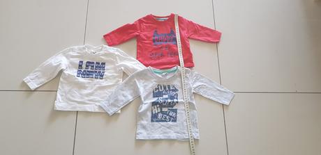 Tricko dlhy rukav 3ks, 68