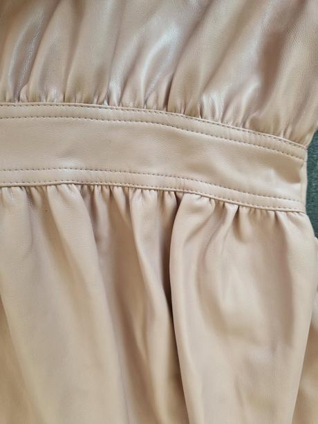 Koženkové šaty, mohito,m