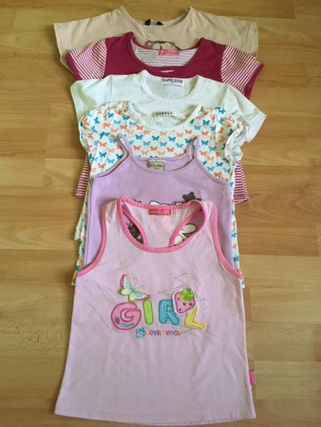 Balík letných tričiek - veľ.110/116, 110