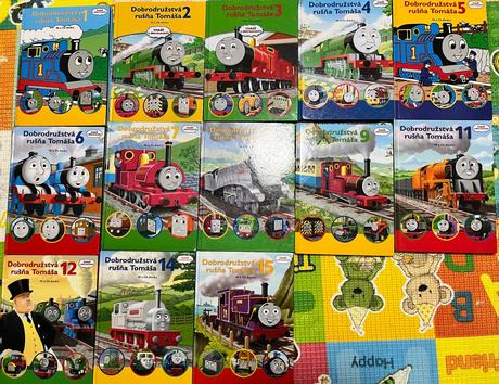 Dobrodružstvá rušňa tomáša 13ks kníh, 