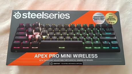 Herná klávesnica steelseries apex pro mini wireles, 