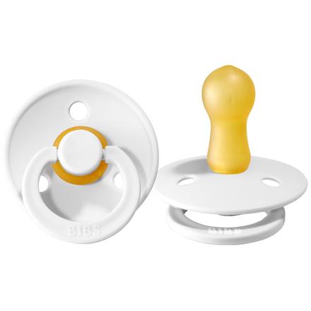 Bibs cumlík z prírodného kaučuku white 1ks, 0m+, bibs