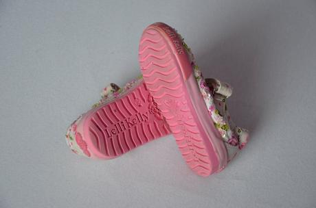 Flitríkové plátenné topánočky lelli kelly, 24