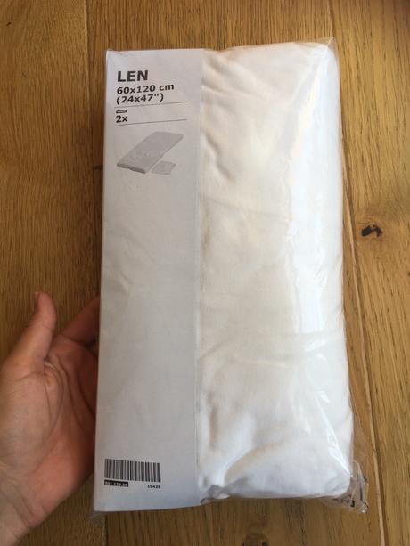 2x plachta postielka, 60,120