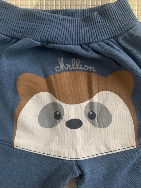 Modré dojčenské tepláky, 62