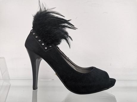 Dámske kožené spoločenské lodičky 9118 z, 38 / 40