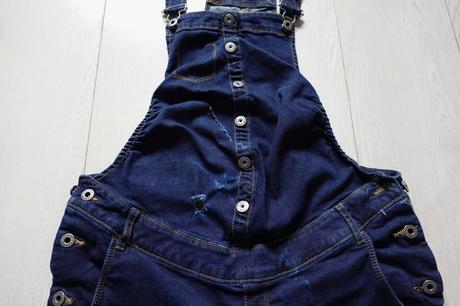 Tehotenské riflové kraťasky yessica, h&m,38