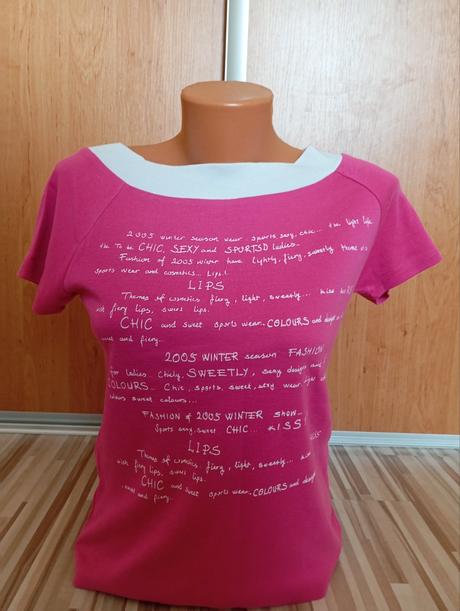 Tričko s lodickovym vystrihom, m