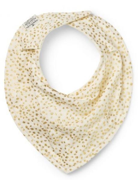 Slintáčik elodie details dry bib gold shimmer, elodie details