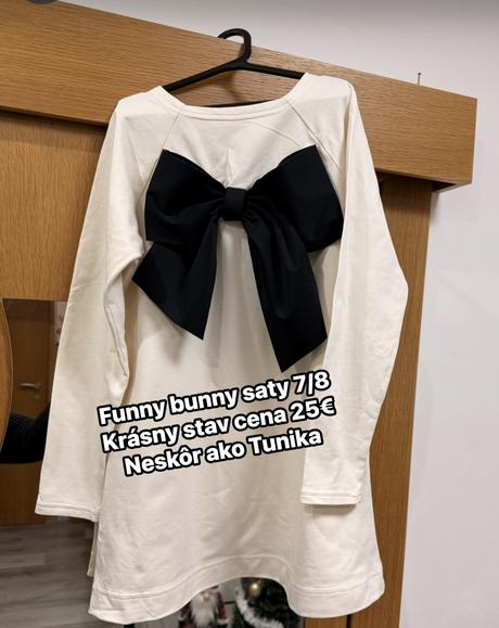 Funny bunny šatky 7/8 piskajuce, funny bunny,140