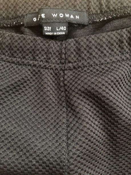 Cierne nohavice elasticke 40, gate,40