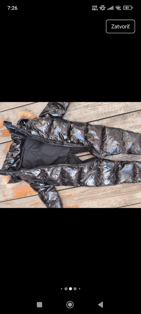 Páperový overal s pravou kožušinou, 92