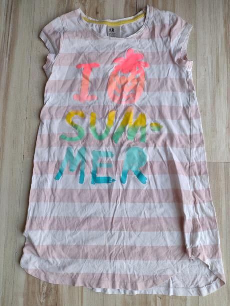 Nočná košeľa na leto, h&m,134