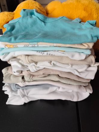 Body s krátkym rukávom veľ. 68-74, h&m,68