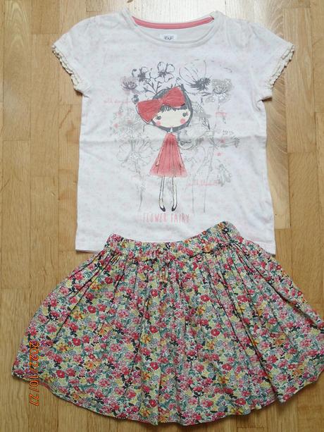 Sukienka next +tričko ff, next,98