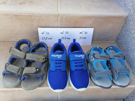 Kožené sandálky / papuče /prezúvky, protetika,32