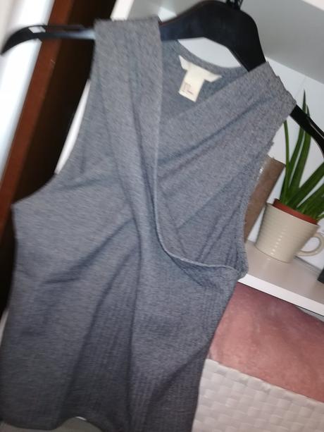 Prekladané tricko, h&m,s