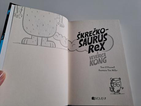 Kniha škrečkosaurus rex a veverica kong (necitana), 