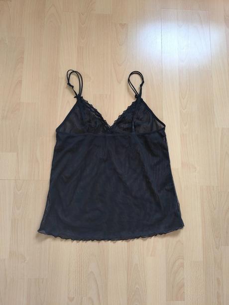 Priehľadný top na spanie, l