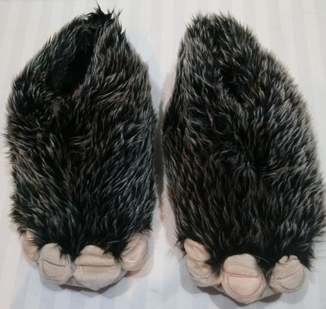 3-dielny kostým obryňa, body, zástera, laby, xl, 