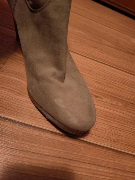 Semišové prechodné čižmy, 41