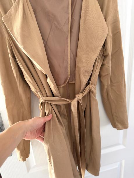 Ľahký prechodný kabát/tenký kabát, ťavobéžová, 