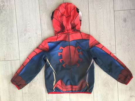 Chlapčenska bunda spider-man 6-8 rokov, h&m,122