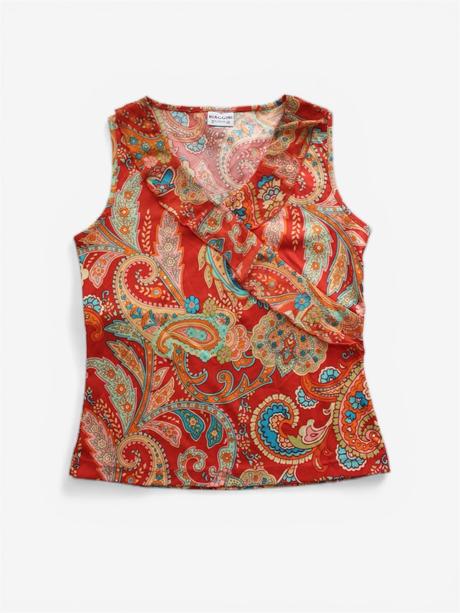 Vintage top biaggini veľkosť 38 boho-chic 2000s, 38