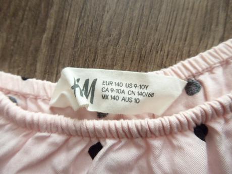 Elegantná blúzka, h&m,140